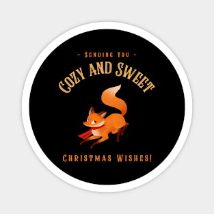 Christmas Fox Design Magnet